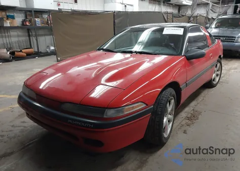 1990 Plymouth Laser Rs from USA, damaged, VIN 4P3CS44U2LE117418